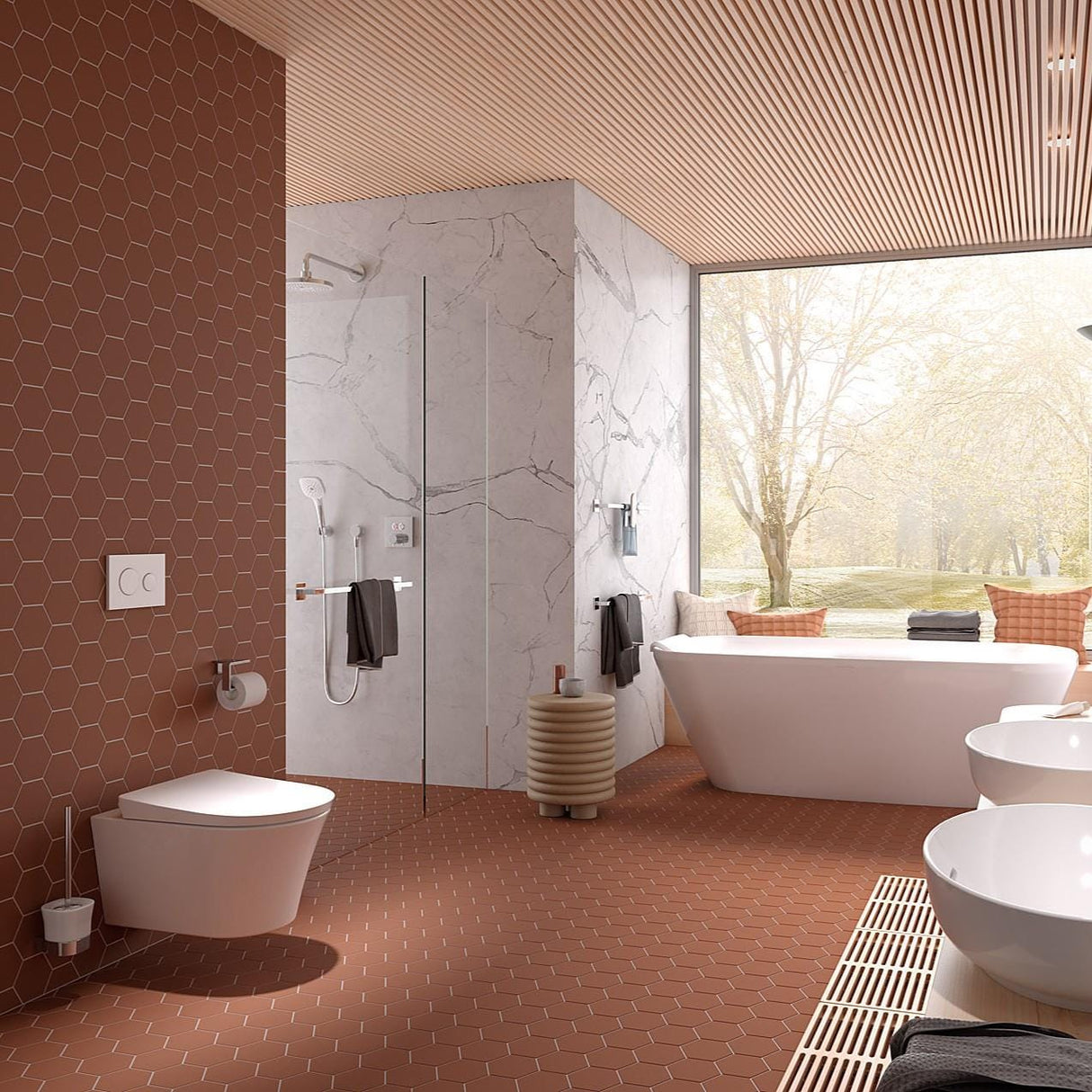 TOTO Wall Hung Toilet TOTO GP Wall Hung Rimless Toilet with Tornado Flush and Soft Close Seat