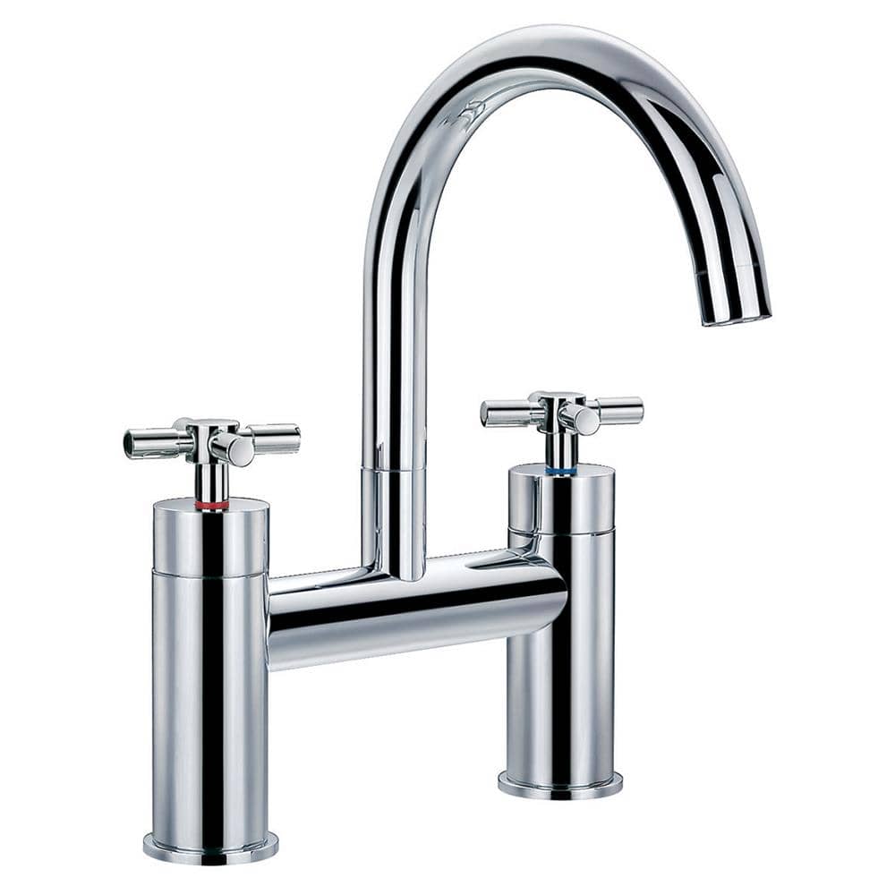 Flova Bath Mixer Flova XL Bath Filler Tap in Diamond Chrome