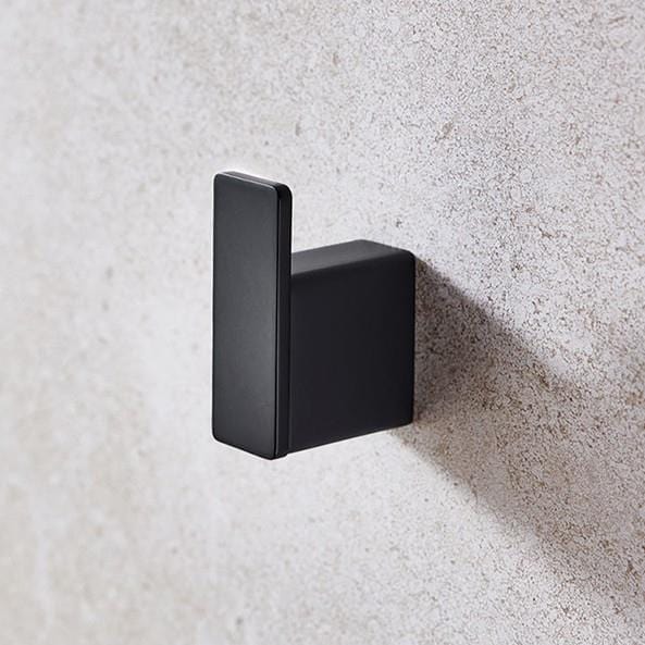 Miller Robe Hook Matt Black Miller Miami Single Hook