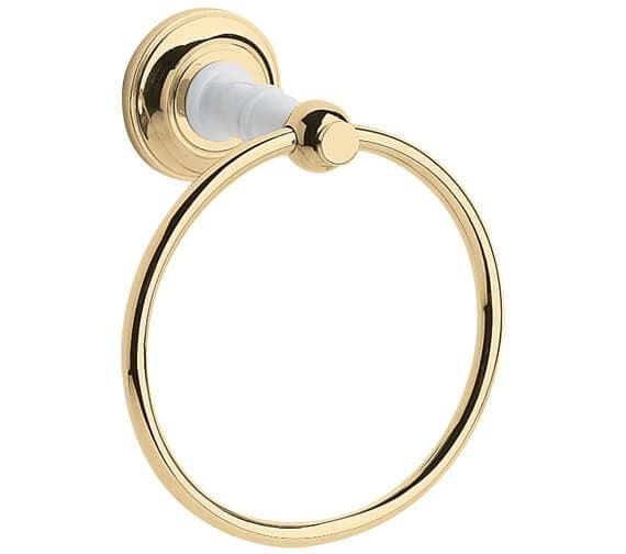 Heritage Towel Rails and Rings Vintage Gold Heritage Clifton Towel Ring