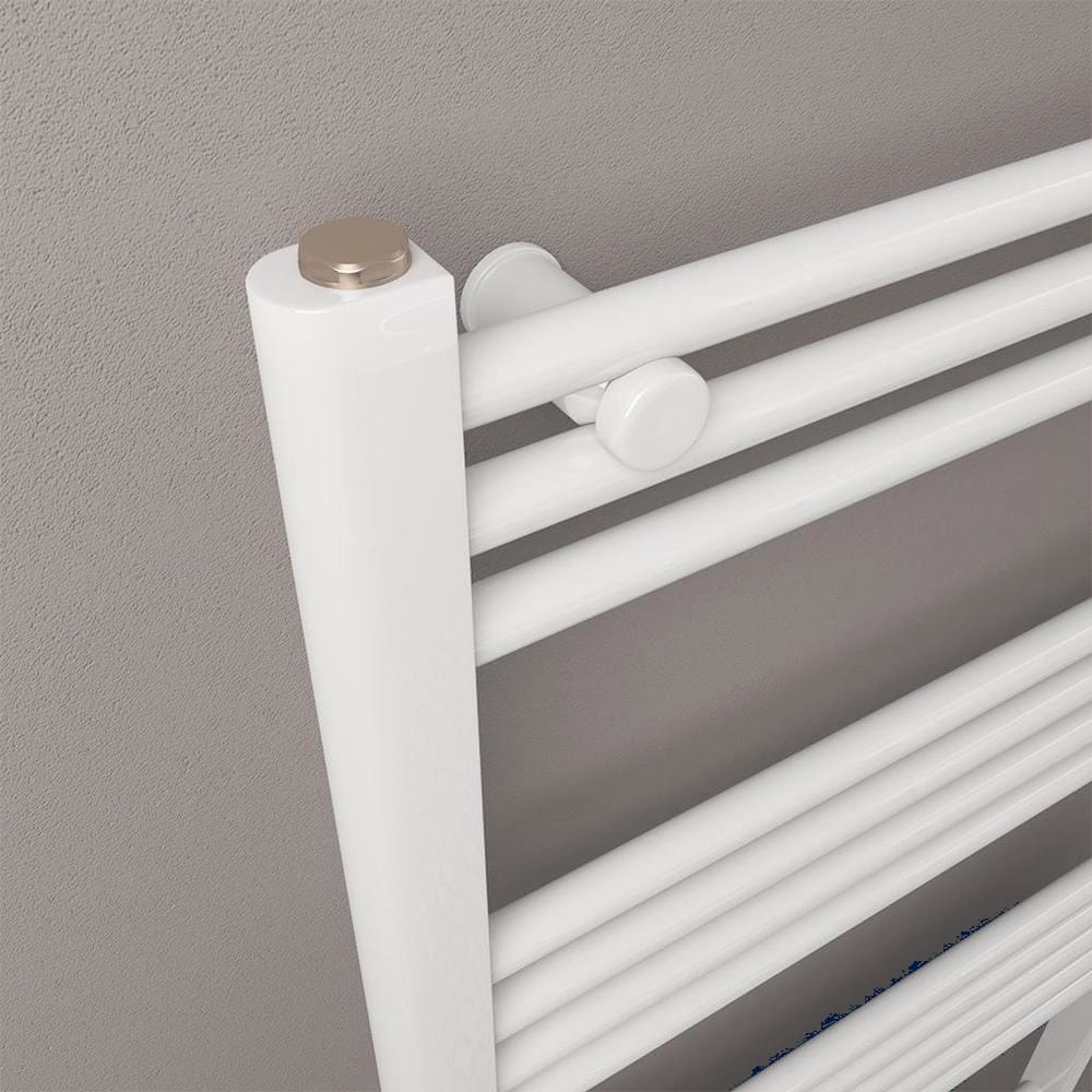 Eastbrook Wendover Straight Vertical Heated Towel Rail in White