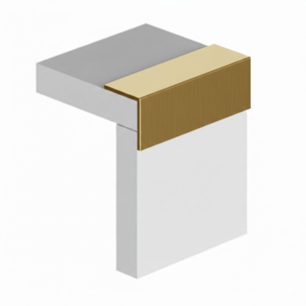 Multipanel Wall Panel 2450mm / Brushed Brass Multipanel Wall Profile - Angle Profile - Type 102 - 2450mm/2750mm