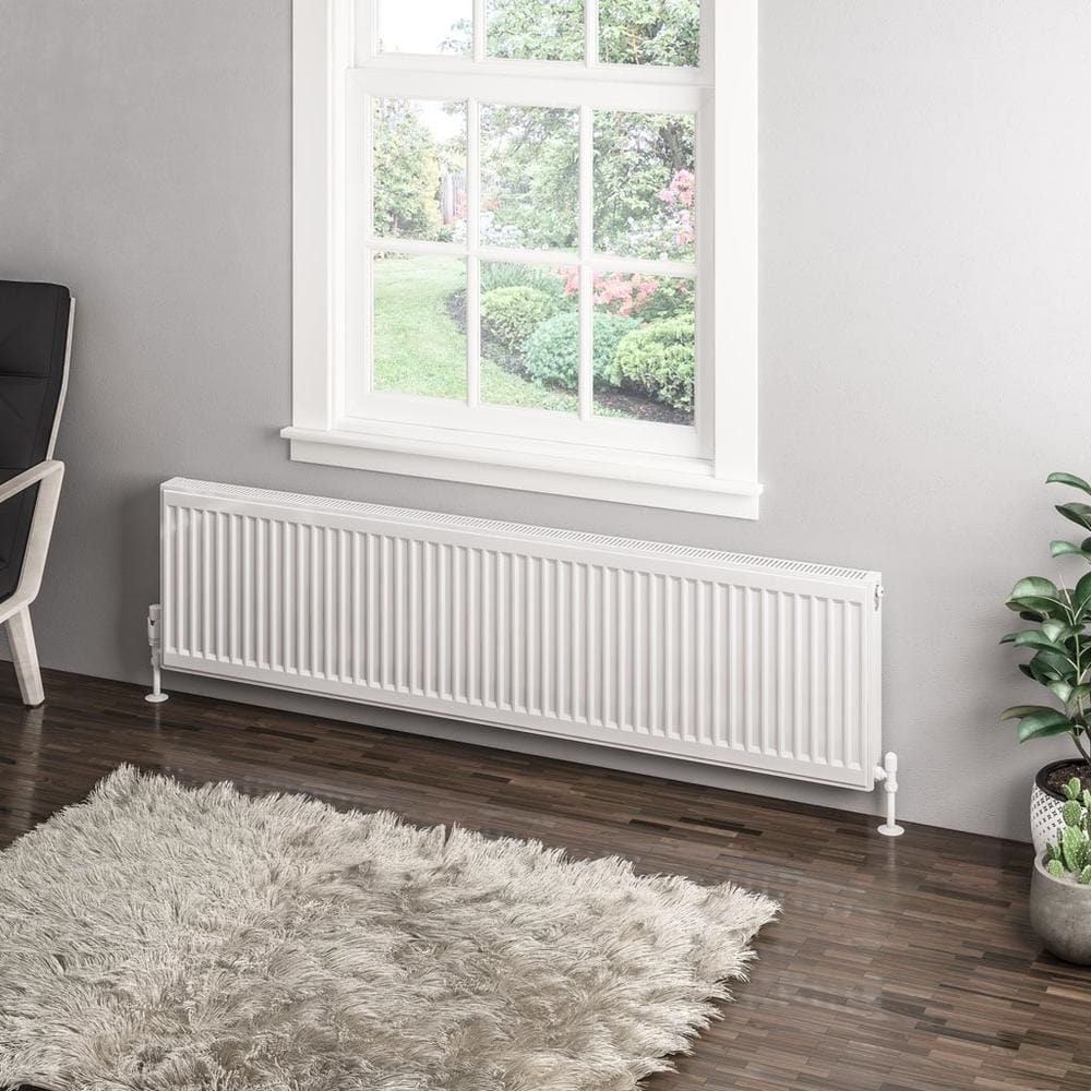 Aquarius Type 11 400 x 1600mm Aquarius Type 11 Compact Panel Radiator In Gloss White