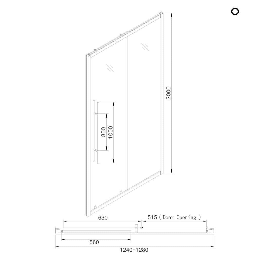 Eastbrook Vantage 2000 Sliding Shower Door