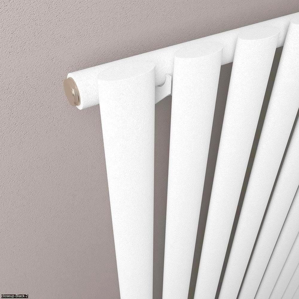 Eastbrook Panel Radiator Eastbrook Tunstall Straight Horizontal Designer Radiator in Matt White