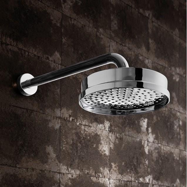 Crosswater Fixed Shower Head Crosswater MPRO Industrial 8" Fixed Round Shower Head in Chrome