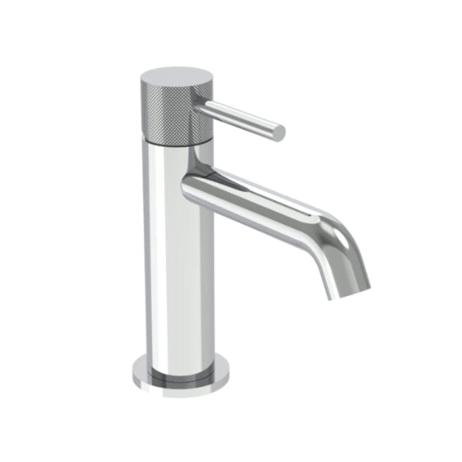 Saneux Mono Basin Tap Knurled Saneux Cos Deck Mounted Basin Mixer Tap in Chrome