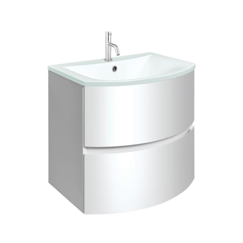 Crosswater Wall Mounted Vanity Unit Crosswater Svelte Wall Hung Vanity Unit with Basin