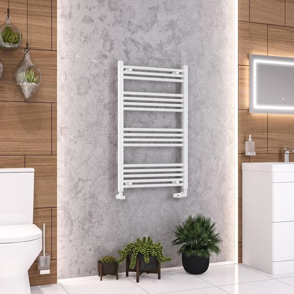 Eastbrook Wendover Straight Vertical Heated Towel Rail in White