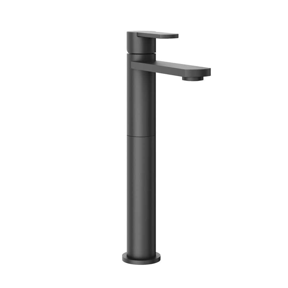 Crosswater Mono Basin Tap Matt Black Crosswater Wisp Tall Mono Basin Mixer Tap