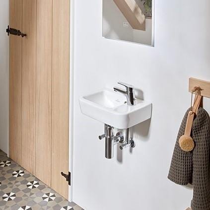 Villeroy & Boch Mono Basin Tap Villeroy & Boch O.Novo Start Single Lever Mini Basin Mixer Tap with Pop-Up Waste in Chrome