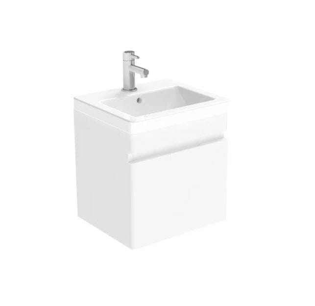 Saneux Wall Mounted Vanity Unit Saneux Air Vanity Unit With Basin - 400 X 350mm - One Drawer - Wall Mounted