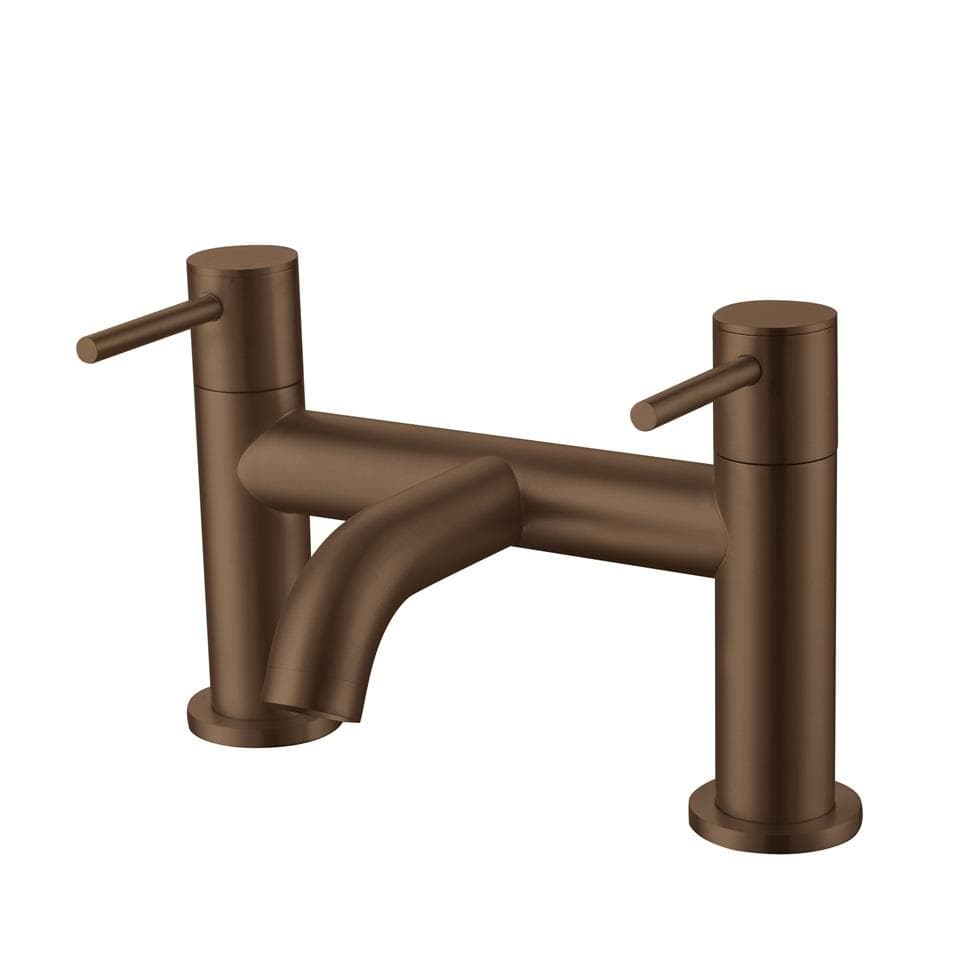 Aquarius Bath Mixer Brushed Bronze Aquarius RF-Series Bath Filler Mixer Tap