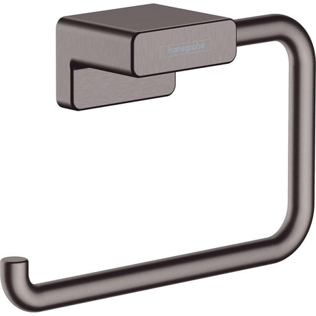 Hansgrohe Toilet Roll Holder Brushed Black Chrome Hansgrohe Addstoris Toilet Roll Holder