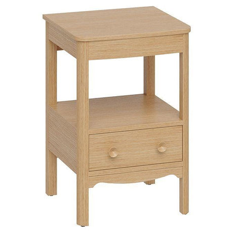 Burlington Floor Standing Vanity Unit Light Oak / Light Oak Burlington Guild Floor Standing 560mm Vanity Unit with Worktop