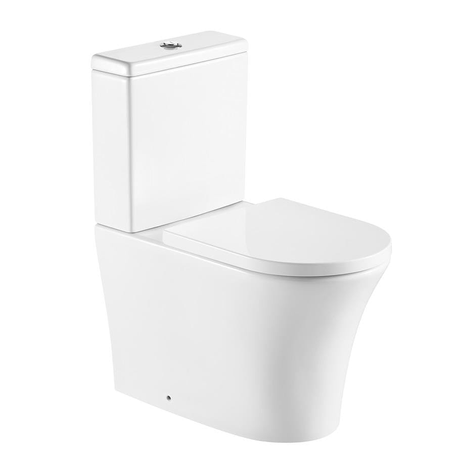Aquarius Close Coupled Toilet Aquarius K-Series Rimless Back to Wall Close Coupled Toilet with Soft Close Seat