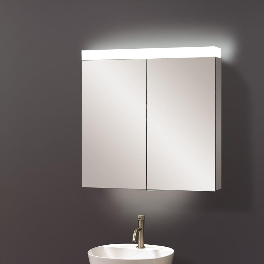 Crosswater Mirrored Cabinet Crosswater Image LED Illuminated Mirror Cabinet