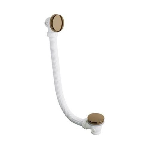 Crosswater Bath Waste Brushed Brass Crosswater Click Clack Bath Waste