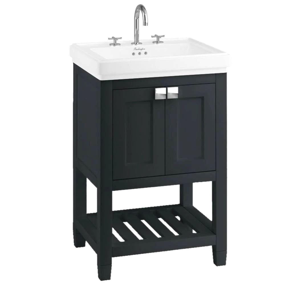 Burlington Floor Standing Vanity Unit Burlington Riviera Floor Standing 580mm Vanity Unit with Square Basin