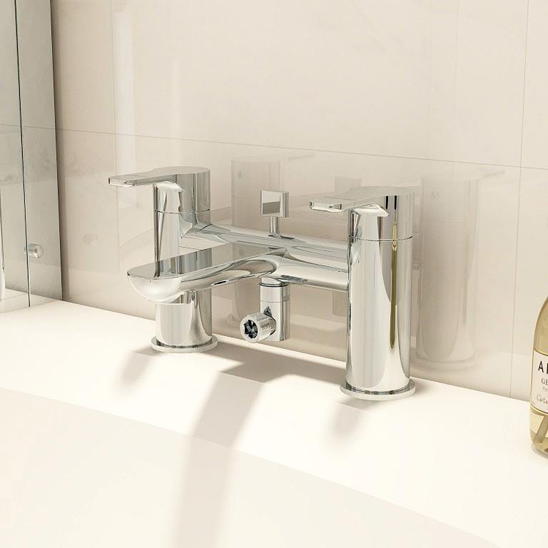 Imex Bath Shower Mixer Imex Alma Bath Shower Mixer Tap With Kit in Chrome