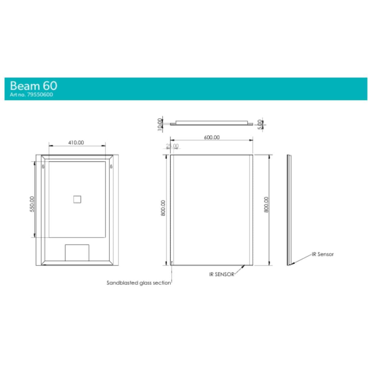hib. Illuminated Mirror hib. Beam LED Illuminated Mirror