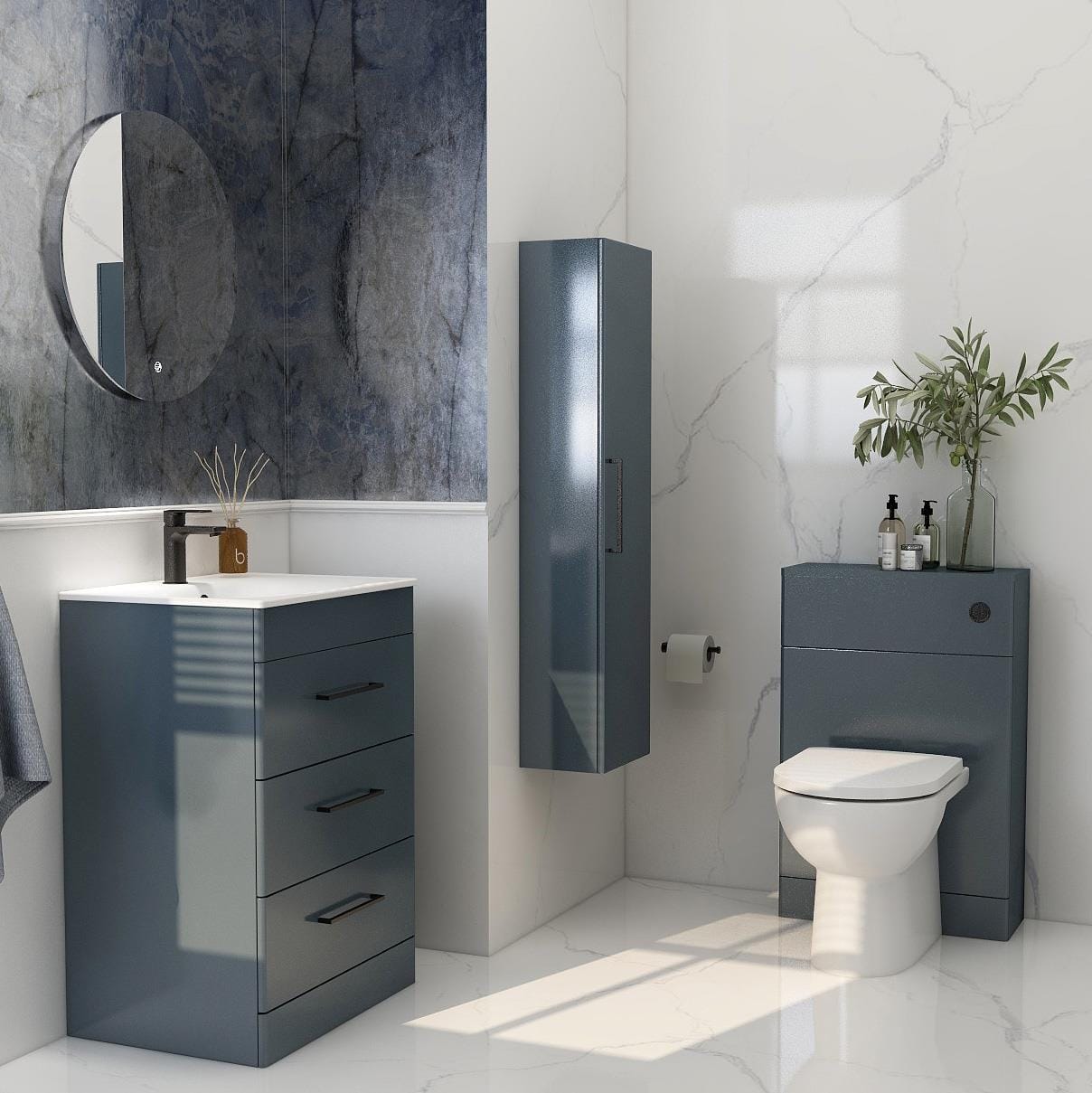 Aquarius WC Back To Wall Unit Imex Croma WC Unit - 550mm Wide