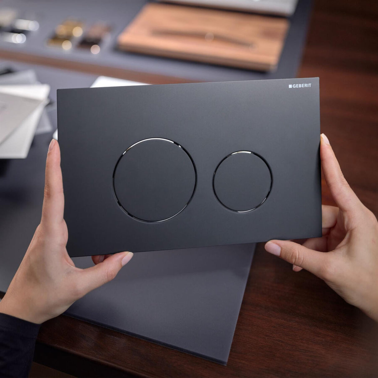 Geberit Flush Plate Geberit Sigma Round Stainless Steel Flush Plate
