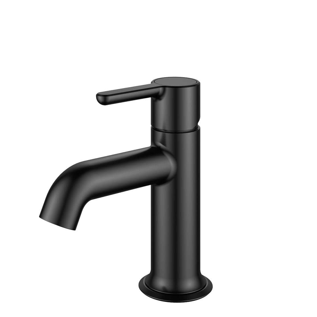 Flova Mono Basin Tap Flova Moonlight Mini Basin Mixer Tap with Clicker Waste