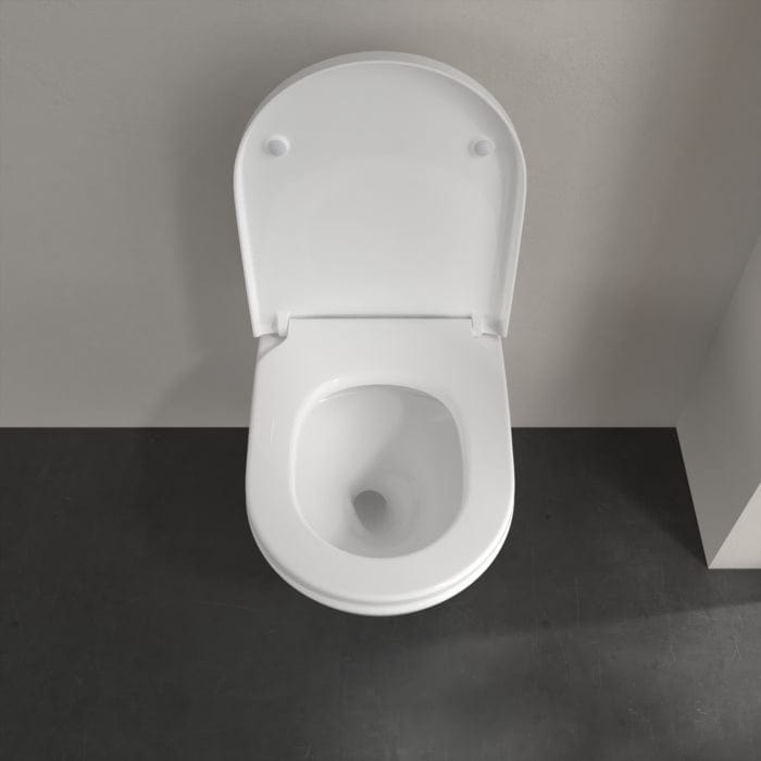 Villeroy & Boch Wall Hung Toilet Villeroy & Boch Subway 3.0 Combi-Pack Wall Hung Rimless Toilet with TwistFlush and Soft Close Seat