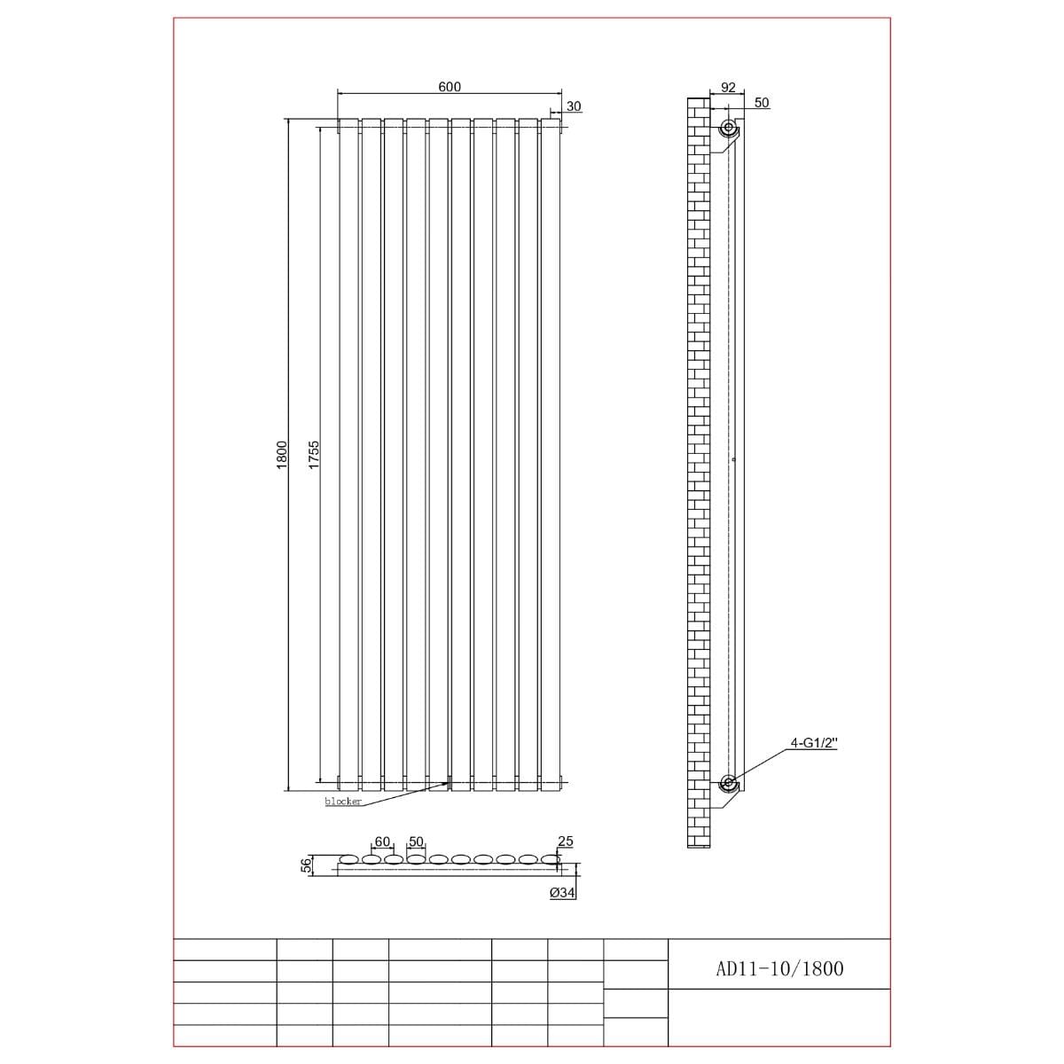Aquarius Bathrooms Column Radiator Aquarius Athens Single Vertical Column Radiator in White
