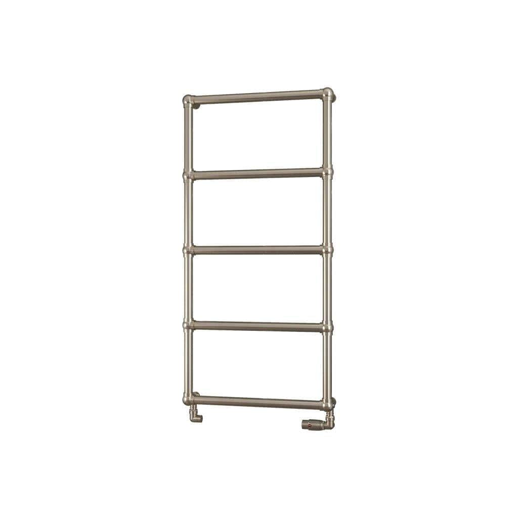 Eastbrook Traditional Towel Rail 1195 x 600 / Central Heating Eastbrook Stour Vertical Traditional Heated Towel Rail in Brushed Brass