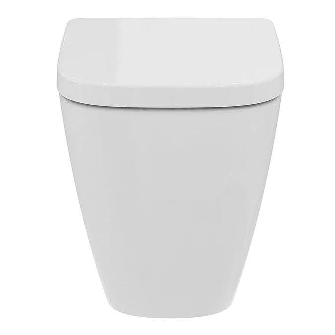 Ideal Standard Back to Wall Toilet Ideal Standard i.life S Back to Wall Compact Rimless Toilet with Soft Close Seat