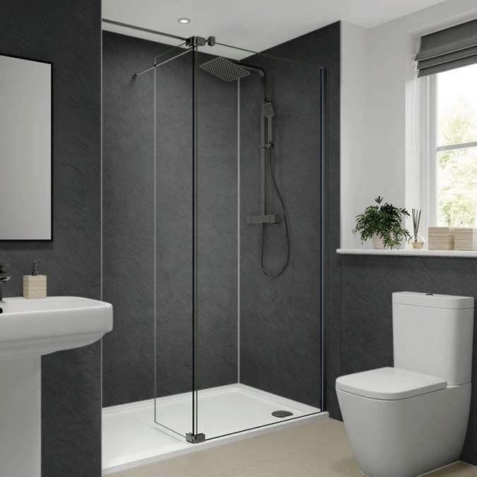 Multipanel Wall Panel Multipanel Classic Wall Panel in Riven Slate