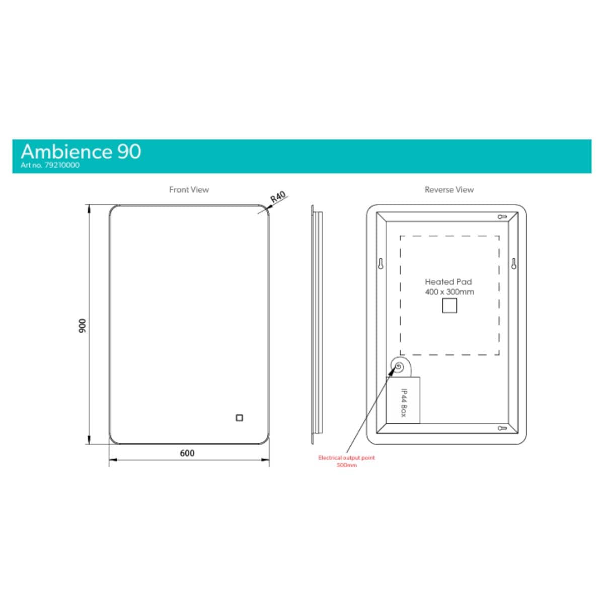 hib. Illuminated Mirror hib. Ambience LED Illuminated Mirror