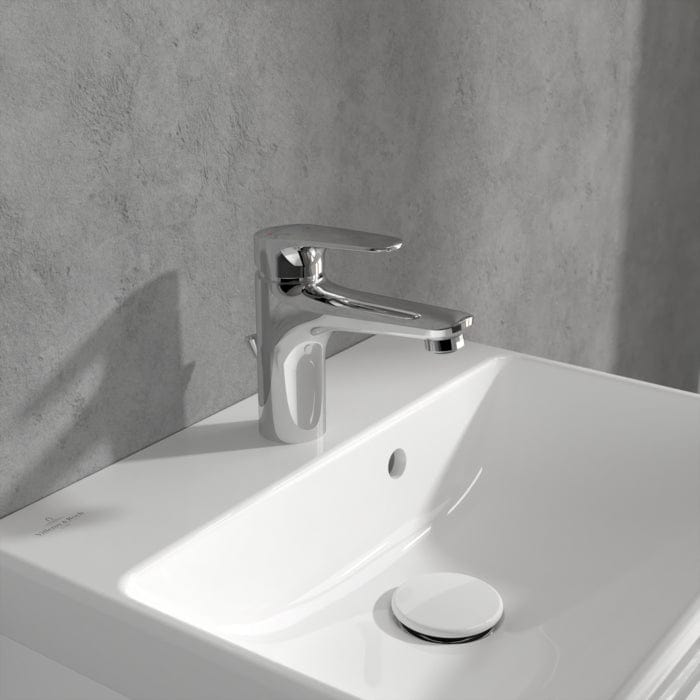 Villeroy & Boch Mono Basin Tap Villeroy & Boch O.Novo Start Single Lever Basin Mixer Tap with Pop-Up Waste in Chrome