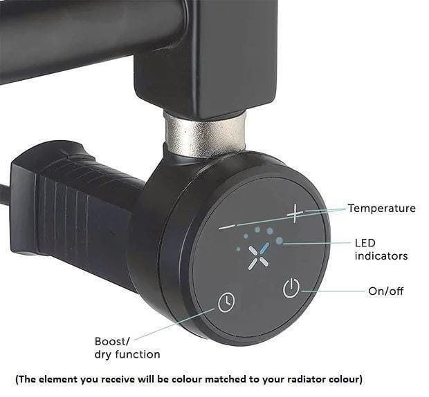 Crosswater Ladder Rails Crosswater MPRO All Electric Towel Warmer in Brushed Brass