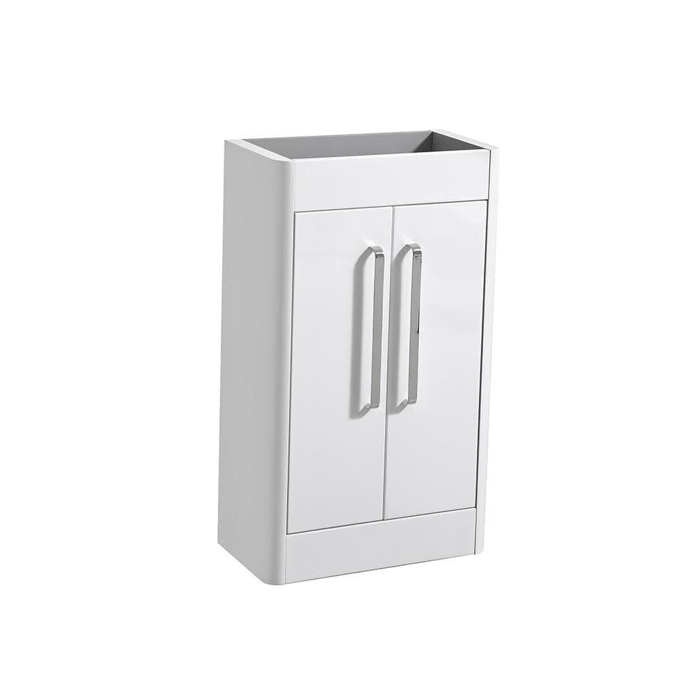 Imex Cloakroom Vanity Unit Imex Suburb Floor Standing 500mm Double Door Cloakroom Vanity Unit with Basin