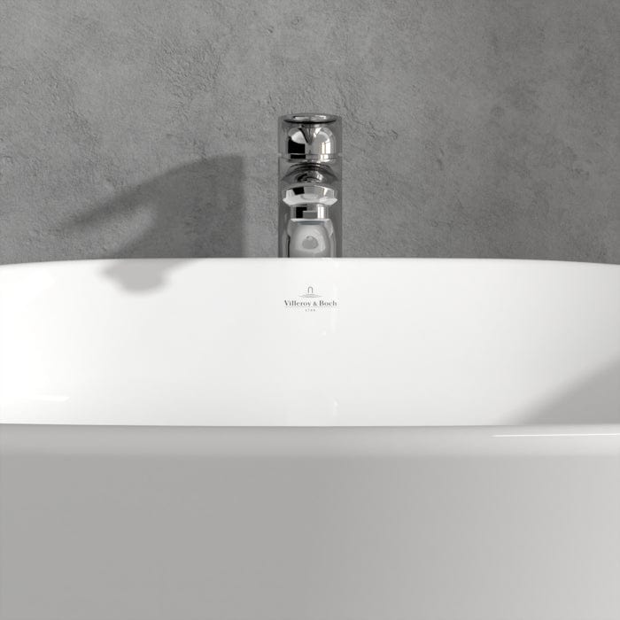 Villeroy & Boch Mono Basin Tap Villeroy & Boch O.Novo Start Single Lever Tall Basin Mixer Tap with Pop-Up Waste in Chrome