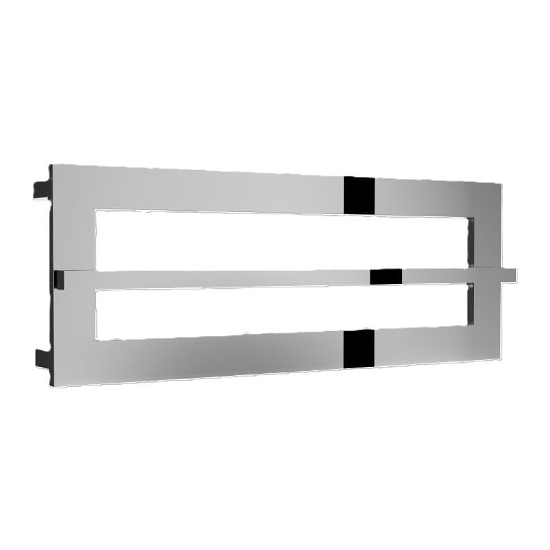 Reiner Designer Towel Radiator Reina Breno Designer Heated Central Heating Towel Radiator - 350 x 700mm in Chrome