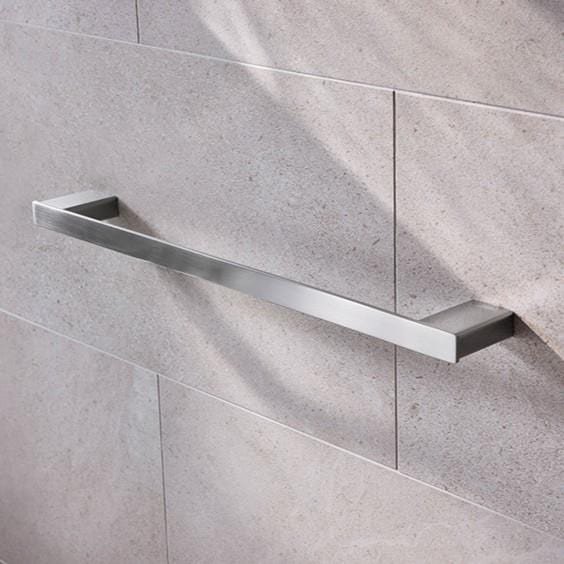 Miller Towel Rails and Rings 500mm / Brushed Nickel Miller Miami Towel Rail