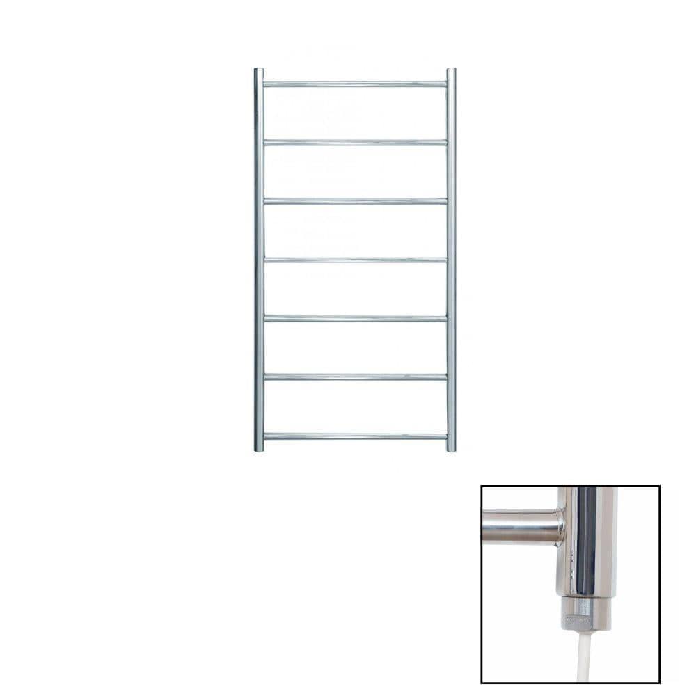 JIS Ladder Rail JIS Sussex Pevensey Vertical Stainless Steel Heated Towel Rail