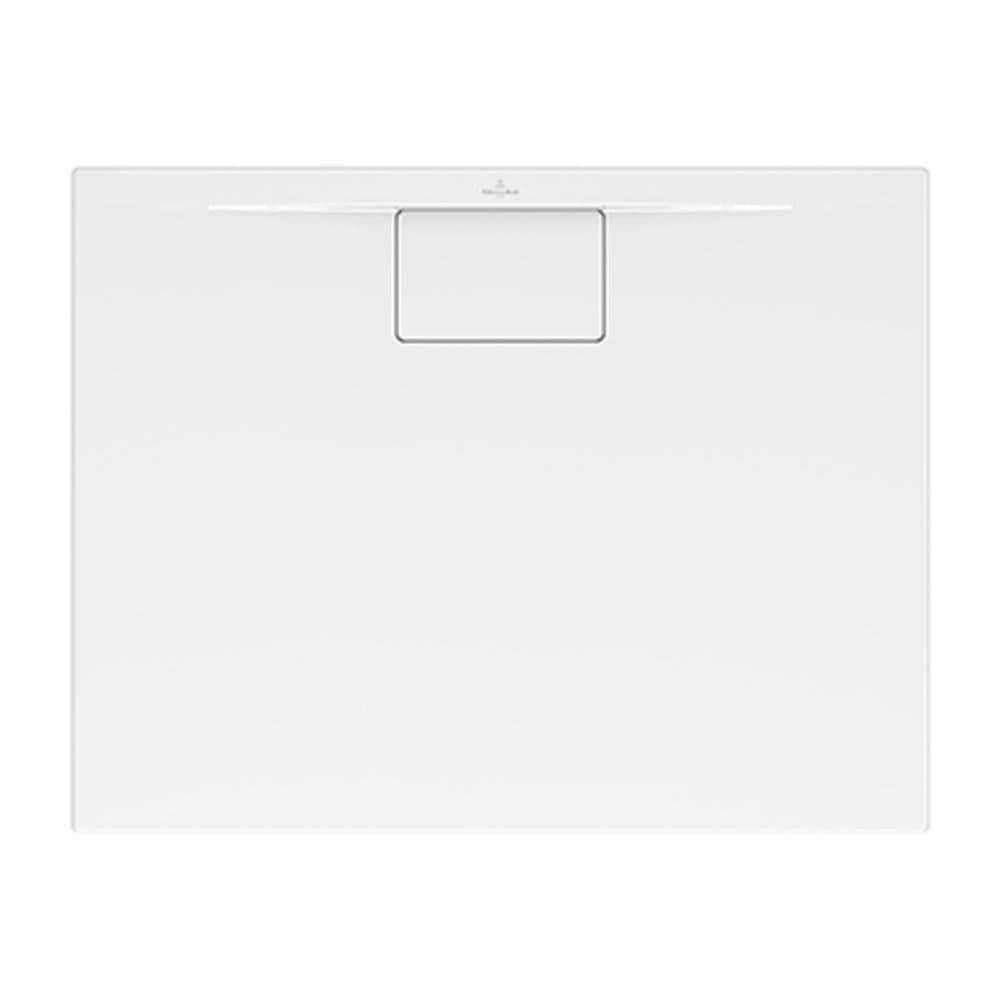 Villeroy & Boch Rectangle Shower Tray 1000 x 800mm Villeroy & Boch Architectura Metalrim Rectangular Shower Tray in Alpin White