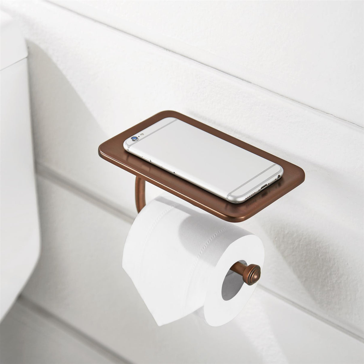 Flova Liberty Toilet Roll Holder With Shelf