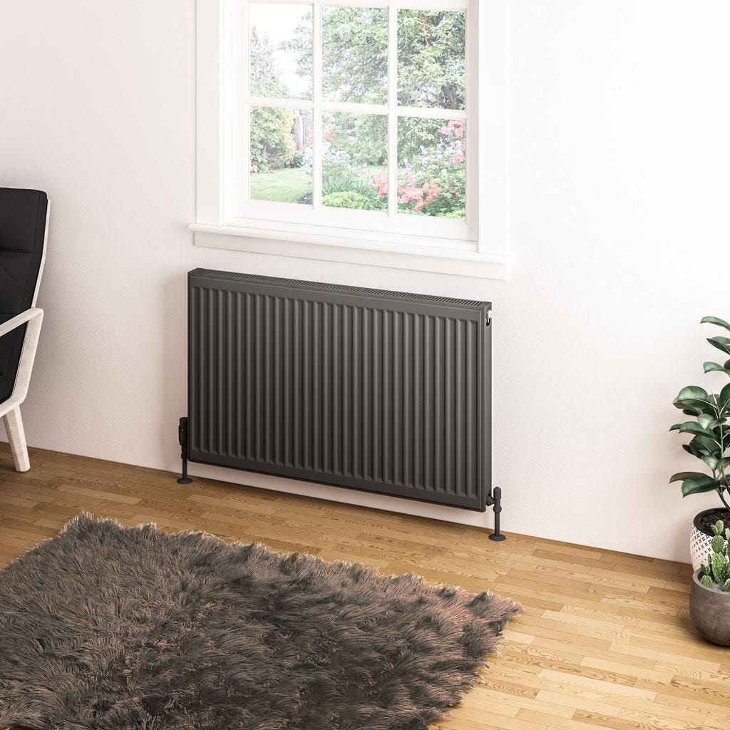 Aquarius Type 11 600 x 1000mm Aquarius Type 11 Compact Panel Radiator In Matt Anthracite
