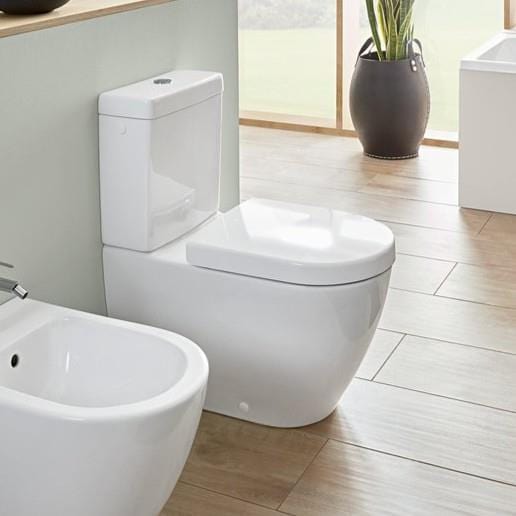 Villeroy & Boch Toilet Seat Villeroy & Boch Subway 2.0 Wrapover Quick Release Toilet Seat in White Alpin