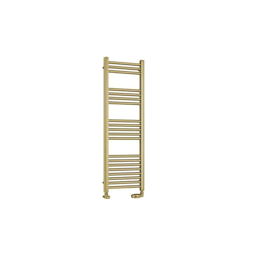 Eastbrook Ladder Rail Eastbrook Wendover Straight Heated Towel Rail in Brushed Brass