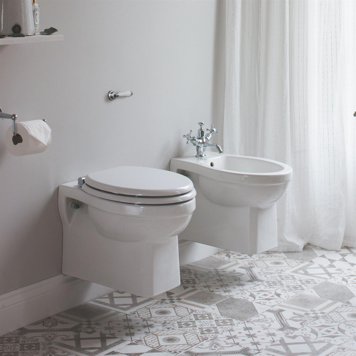 Burlington Wall Hung Toilet in White