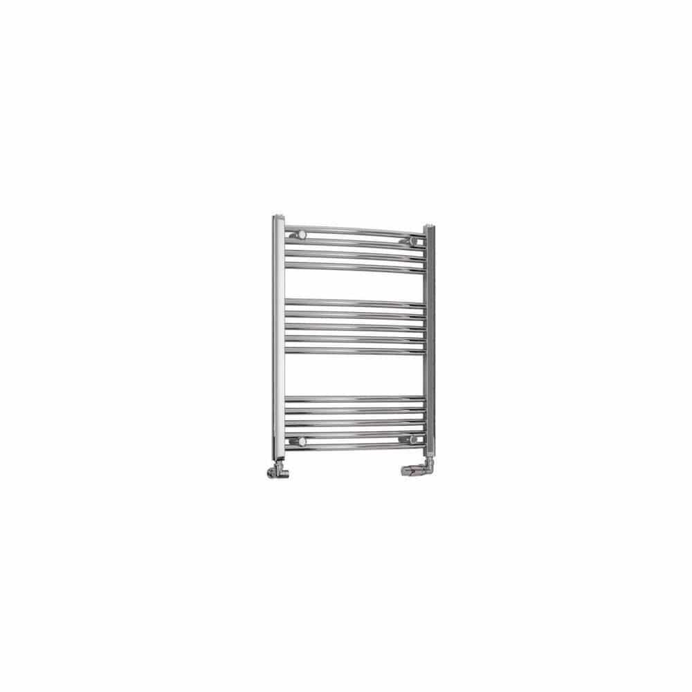 Eastbrook Wendover Curved Vertical Heated Towel Rail in Chrome