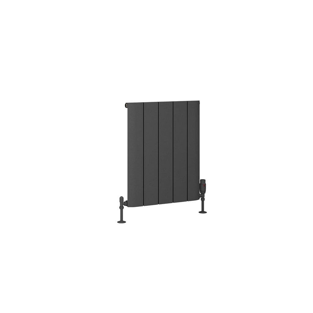 Eastbrook Panel Radiator Eastbrook Peretti Straight Horizontal Aluminum Radiator in Matt Anthracite