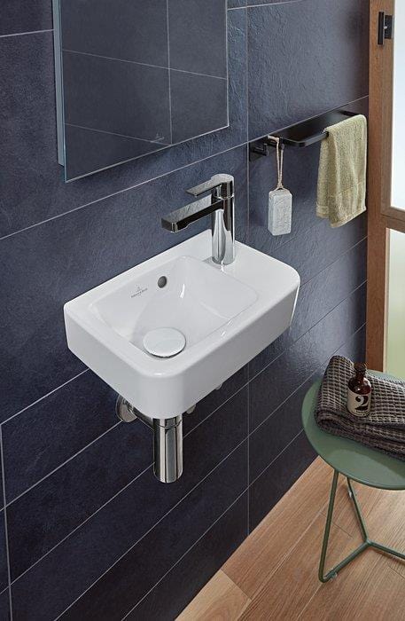 Villeroy & Boch Mono Basin Tap Villeroy & Boch Architectura Single Lever Mono Basin Mixer Tap with Pop-Up Waste in Chrome